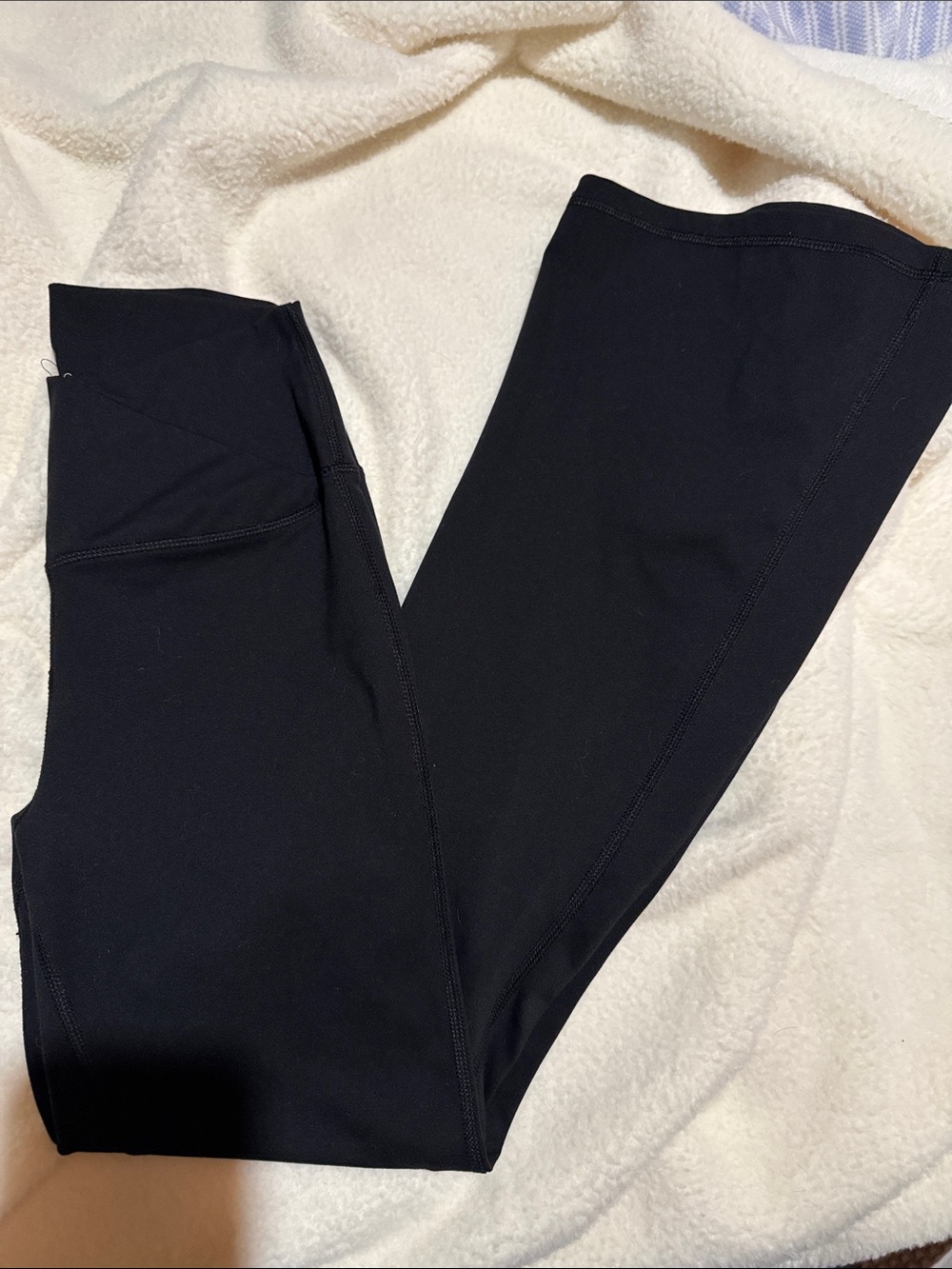 Yogalicious Black High-Waist Flare Leggings